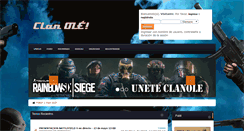 Desktop Screenshot of clanole.com